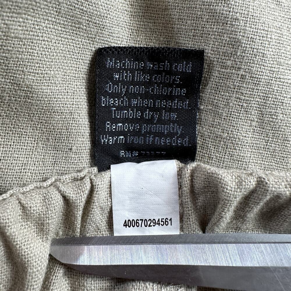 Marc Anthony Luxury Mens Size 36x30 Beige Tan Linen Blend Casual Chino Pants - Picture 10 of 10